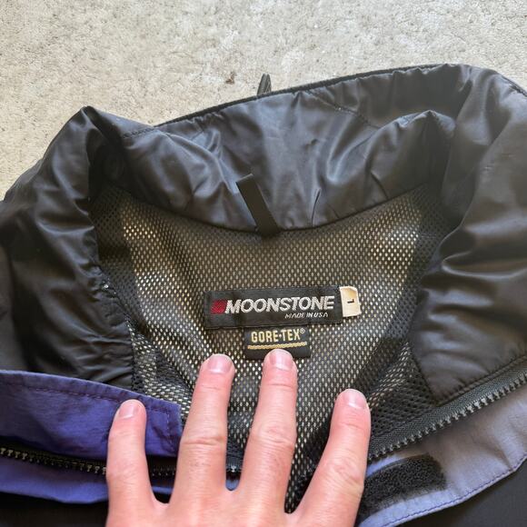 Men's Vintage 90's Moonstone Gore-Tex Faded Purple Mountain Light Ski Jacket L - Picture 5 of 9